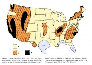 map of us earthquake fault danger zones